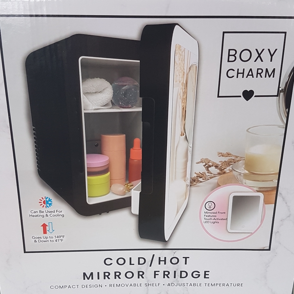 🖤 Boxycharm LED Vanity Mirror Cold & Hot Beauty Fridge - Picture 2 of 10